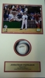 Jonathan Papelbon-Autographed Baseball in Shadow Box (Boston Red Sox)